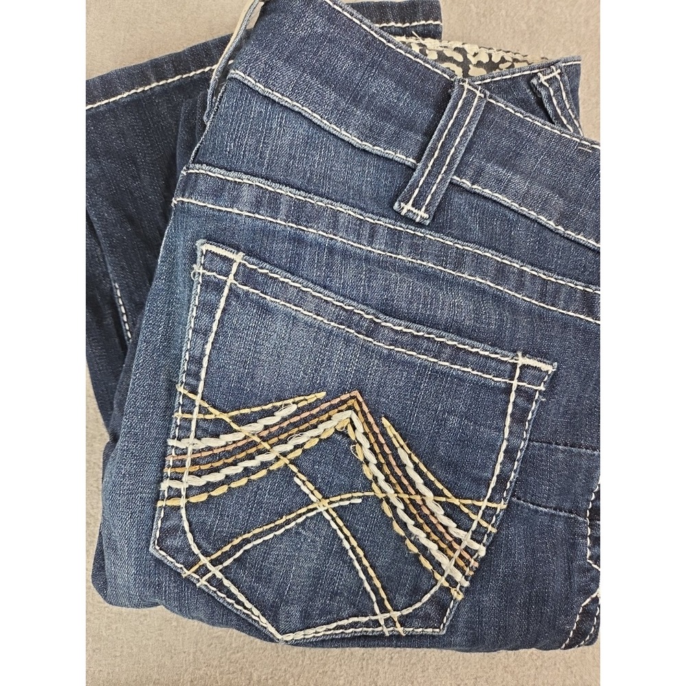 Ariat Jeans Womens 32x30 Blue R.E.A.L. Boot Cut‎ Denim Low Rise Stretch Western